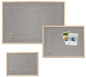 Tablica informacyjna, 60 x 80 cm, lniana, ZELLER