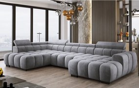 Narożnik BULL XL Lewostronny z elektryczną funkcją regulacji tkanina Salvador 15 WERSAL