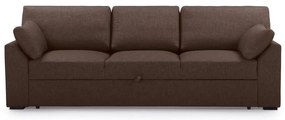 Brązowa rozkładana sofa 233 cm Janson – Scandic