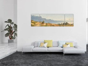 Obraz - Alexandre Calame, Swiss Landscape, reprodukcje (170x50 cm)