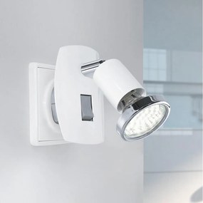 Eglo 902365 - LED oprawa wtyczkowa MINI 1xGU10/2,8W/230V biała