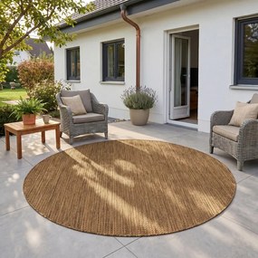 Dywan uniwersalny MIRA Brązowy koło 80 cm x 80 cm