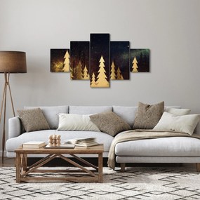 Obraz - Złota noc (125x70 cm)