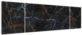 Obraz - Czarny marmur (170x50 cm)