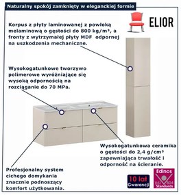Zestaw mebli łazienkowych z umywalkami F8-N71