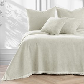 Kremowa narzuta z szenilu 220x240 cm Talo – Filumi