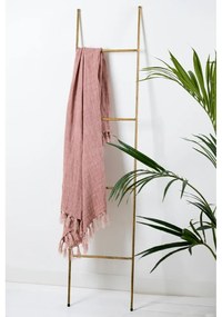 Metalowa drabinka dekoracyjna w kolorze brązu Siem – Light &amp; Living