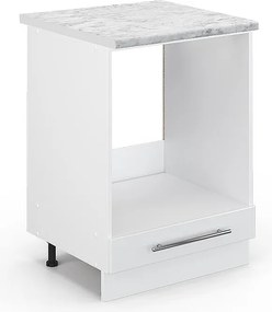 Szafka kuchenna biały wysoki połysk 60x60x82 fame-line