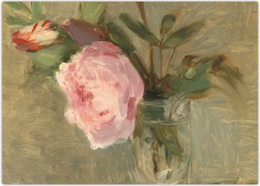 Obraz na szkle - Berthe Morisot, Peonies, reprodukcje (70x50 cm)