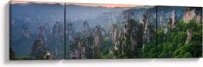 Obraz - Narodowy Park Leśny Zhangjiajie (170x50 cm)