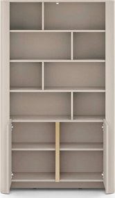 Kaszmirowy regał na książki z szafką P4-K05