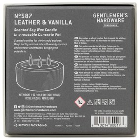 Zapachowa sojowa świeca czas palenia 40 h Leather &amp; Vanilla – Gentlemen's Hardware