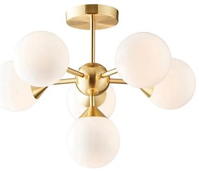 Endon 76501 - Żyrandol na pręcie OSCAR 6xG9/5W/230V złoty