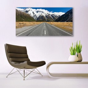 Fotoobraz na płótnie Zimowy Szlak Górski