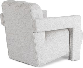 Fotel Wypoczynkowy do Salonu BENDER Szary Nowoczesny