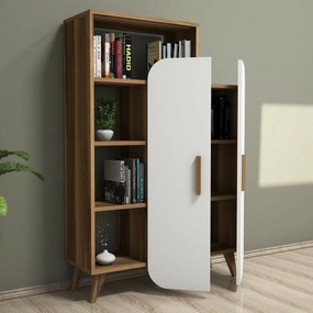 Biblioteczka Form White and Walnut