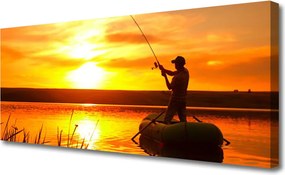 Obraz canvas Spokojny Wieczór nad Jeziorem