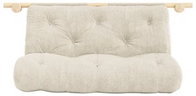 Kremowa sztruksowa rozkładana sofa 135 cm Hooked – Karup Design