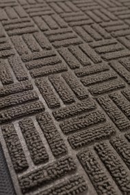 Wycieraczka 45x75cm materiałowa z gumowym spodem i krawędziami estetyczna