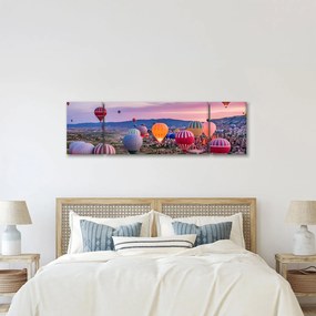 Obraz - Balony na ogrzane powietrze (170x50 cm)
