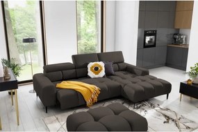 Narożnik PLAZA Mini Prawostronny w tkaninie Solar 28 WERSAL