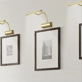 Kinkiet LED z elastyczną konstrukcją/ze ściemniaczem w kolorze mosiądzu Curtis – Trio