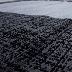 Dywan nowoczesny Parma czarno-szary 200 cm x 290 cm
