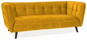 Sofa CASTELLO VELVET 3 curry SIGNAL
