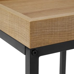Zestaw 2 stolików kawowych Kahta 02 w stylu loftowym