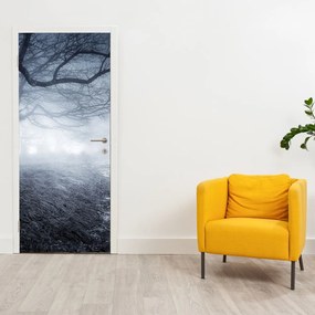 Fototapeta na drzwi - Ścieżka we mgle (95x205cm)