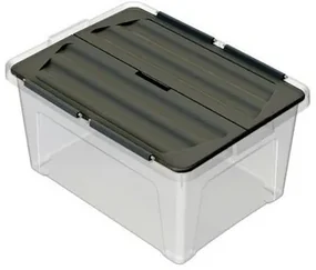 Multibox z dołączoną pokrywą Eco 30 l, pokrywaczarna, 30 l