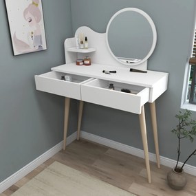 Stolik kosmetyczny Gutty White