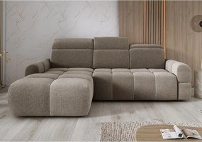 Narożnik MATEO S Wolnostojący Lewostronny Tkanina Memphis 05 kolor Kamelowy WERSAL