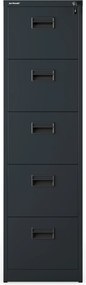 Szafa kartotekowa metalowa antracytowa: SARA V5, 460 x 1625,5 x 600 mm