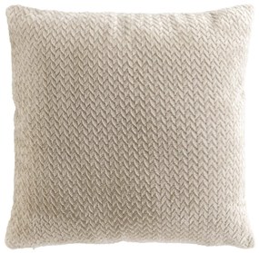 Poduszka dekoracyjna z mikfroflaneli 45x45 cm Flanela – douceur d'intérieur