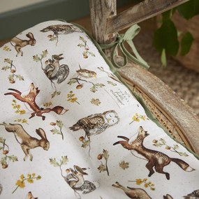 Bawełniana poduszka na krzesło 36x34 cm Forest Fable – Cooksmart ®