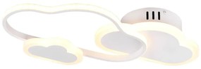 Biała lampa dziecięca 52x25 cm Cloudy – Trio