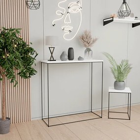 Biała konsola nowoczesna pod lustro D9-F94