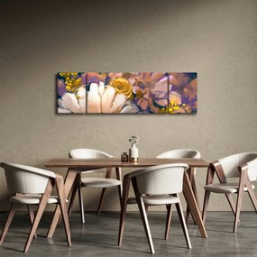 Obraz kwiatów (170x50 cm)