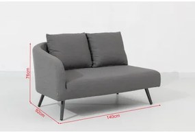 Melia LIKA-TEX® szary - luksusowy zestaw ogrodowy