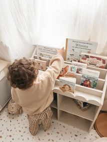 Niski regał dziecięcy BooK NooK na książki i zabawki
