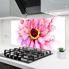 Panel nad blat kuchenny Minimalistyczny Kwiat Na Panelu