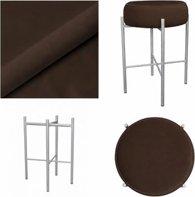 Hoker Pola krzesło barowe podstawa metalowa Tkanina Welur : Kolor Stelaża - Szary, Kolor tkaniny - VELVET - MG05, Typ tkaniny - Velvet