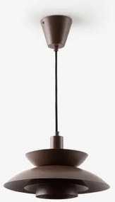 Lampa Sufitowa Wisząca Z Żelaza Alicia Chocolate - Sklum