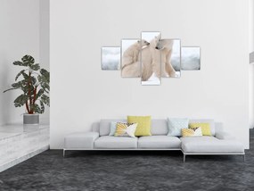 Obraz - Niedźwiedzie polarne (125x70 cm)