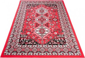 Czerwony dywan boho R9-N74