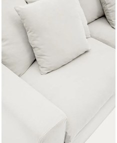 Biała lniana sofa 240 cm Nora – Kave Home