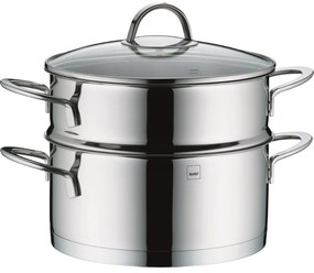 Kela Garnek do gotowania na parze ze stali nierdzewnej z pokrywką CAILIN, 20 cm