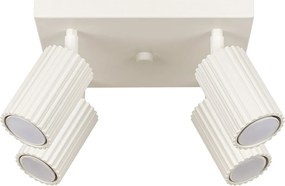 Lampa Sufitowa Minimalistyczny Karbon, Aluminium - 4 Źródło - L.25 X H.16.5 Cm - Beżowy