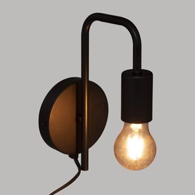 Kinkiet KELI, metalowy, Ø 12 cm
